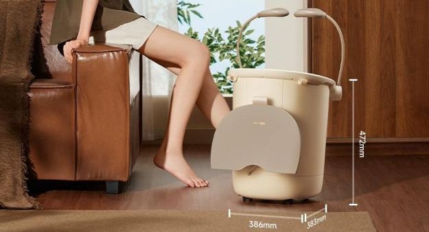 公海赌赌船官网jc710护膝泡脚桶：从足到膝深度疗愈，重塑居家足浴体验